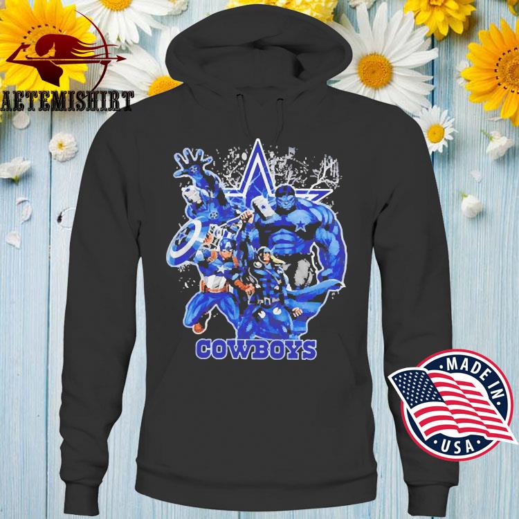 Iron Man, Hulk, Captain America, Thor Dallas Cowboys Shirt, Dallas