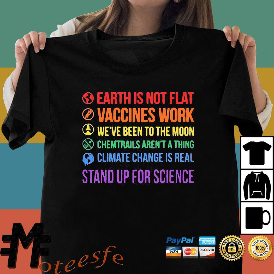 the earth is not flat shirt