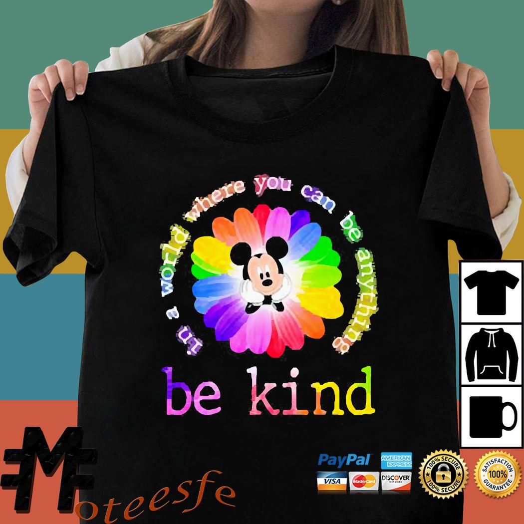 be kind flower shirt