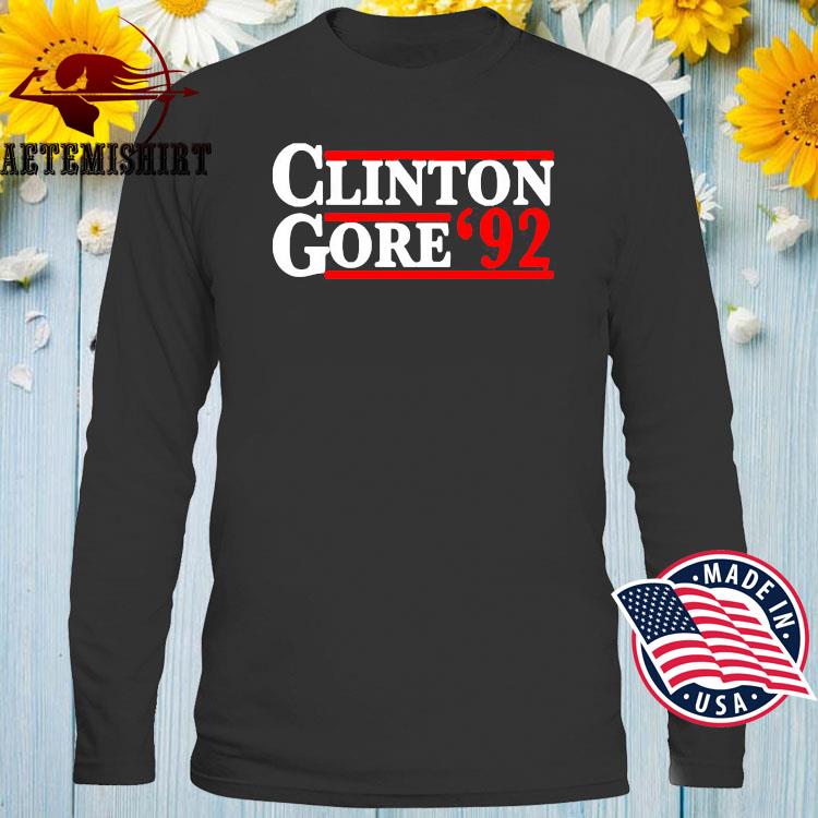 clinton gore t shirt