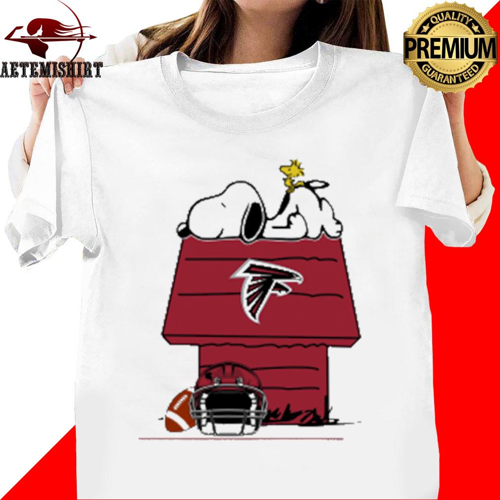 Atlanta Falcons Peanuts Snoopy Charlie Brown And Woodstock T-shirt,Sweater,  Hoodie, And Long Sleeved, Ladies, Tank Top