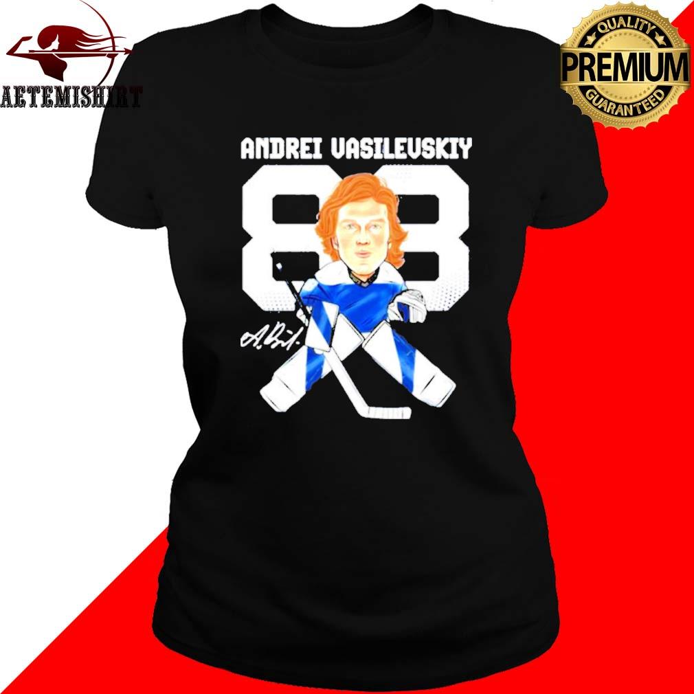 Funny Tampa Bay Lightning 88 Andrei Vasilevskiy signature shirt - Bouncetees