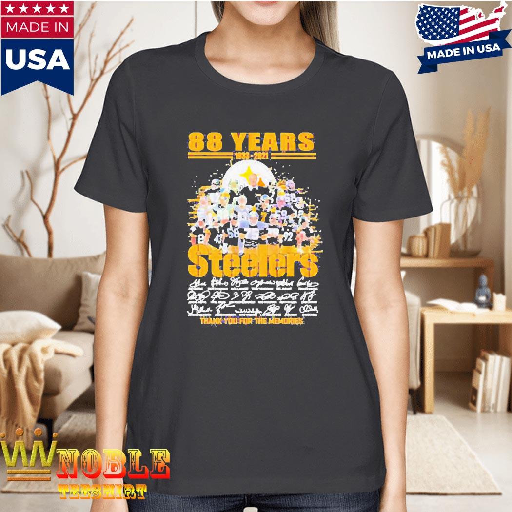 85 Years Of Pittsburgh Steelers 1933-2018 Thank You For The Memories T-Shirt  - TeeNavi