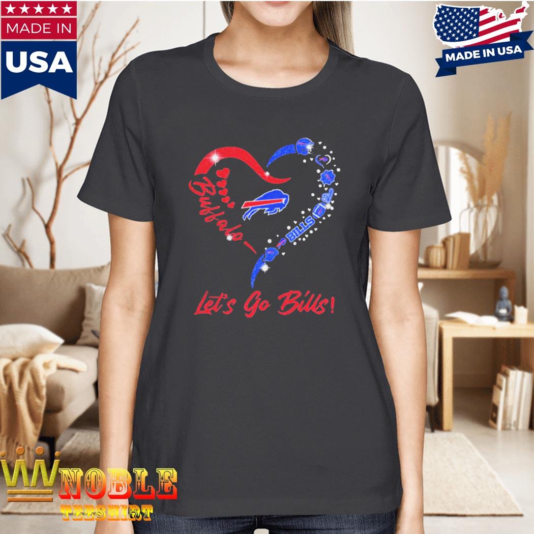 Buffalo Bills logo heart Let's go Bills Shirt, hoodie, sweatshirt