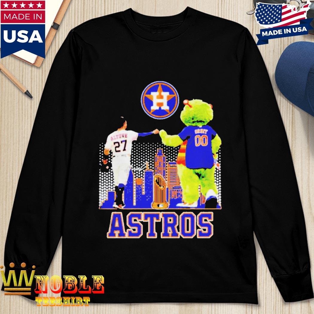 Houston Astros Jose Altuve And Orbit Signature Shirt - Huneni Store