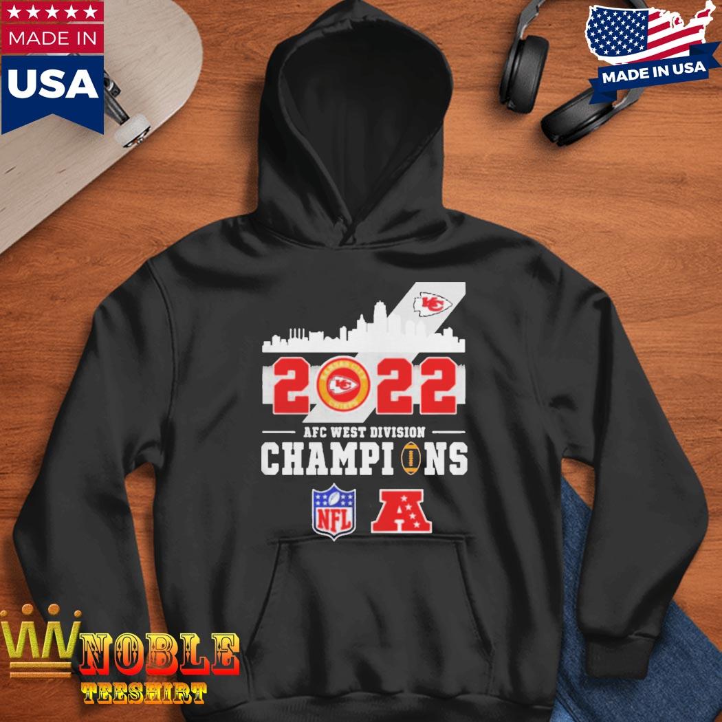 Official Kansas city Chiefs 2022 afc west division champions matchup  missouri city shirt, hoodie, sweater, long sleeve and tank top