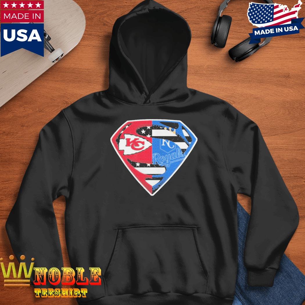 Funny 2022 Superman Kansas City Chiefs vs Kansas City Royals shirt, hoodie,  sweater, long sleeve and tank top