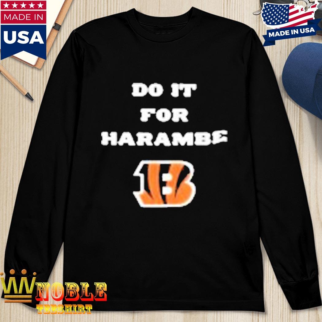 Bengals Do It For Harambe Shirt, hoodie, sweater, long sleeve and