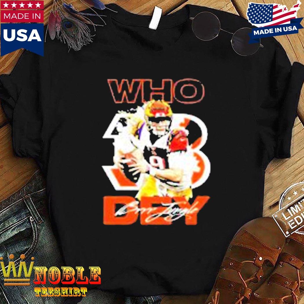 Cincinnati Bengals Who Dey Joe Burrow T-Shirt, hoodie, sweater, longsleeve  and V-neck T-shirt