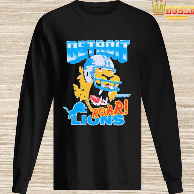 Detroit Lions Roar Football Crewneck Sweatshirt - TeeHex