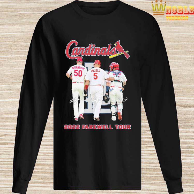 The Farewell Tour 2022,St. Louis Cardinals Shirt, Pujols, Molina and  Wainwright6