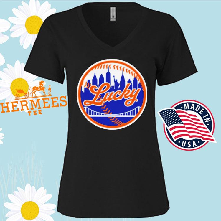 Official Lucky New York Mets T-Shirt - Peanutstee