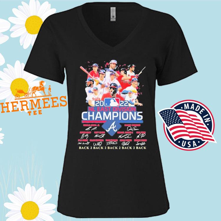 Official Atlanta Braves 2022 nl east champions signatures shirt, hoodie,  sweater, long sleeve and tank top