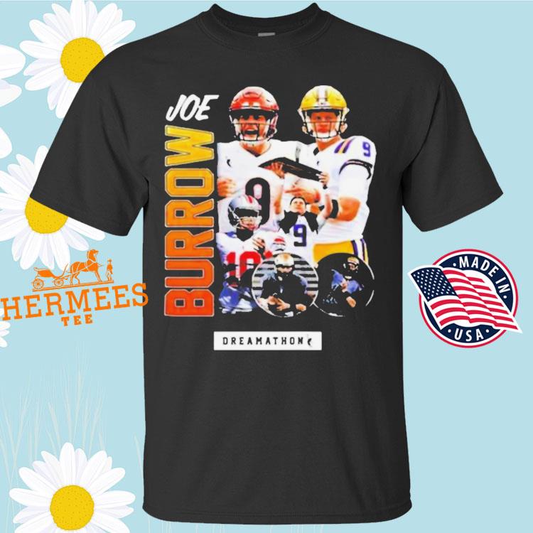 Official joe burrow dreamathon cincinnatI bengals NFL T-shirt, hoodie,  sweater, long sleeve and tank top