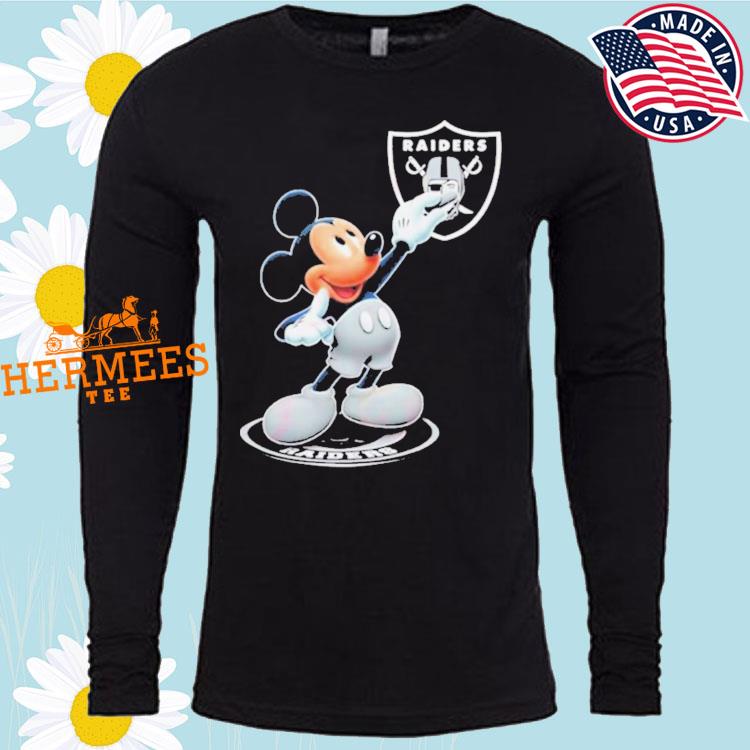 Mickey mouse nfl las vegas raiders logo 2023 shirt, hoodie, longsleeve tee,  sweater