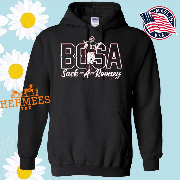 Official nick bosa sackarooney shirt, hoodie, sweater, long sleeve and tank  top