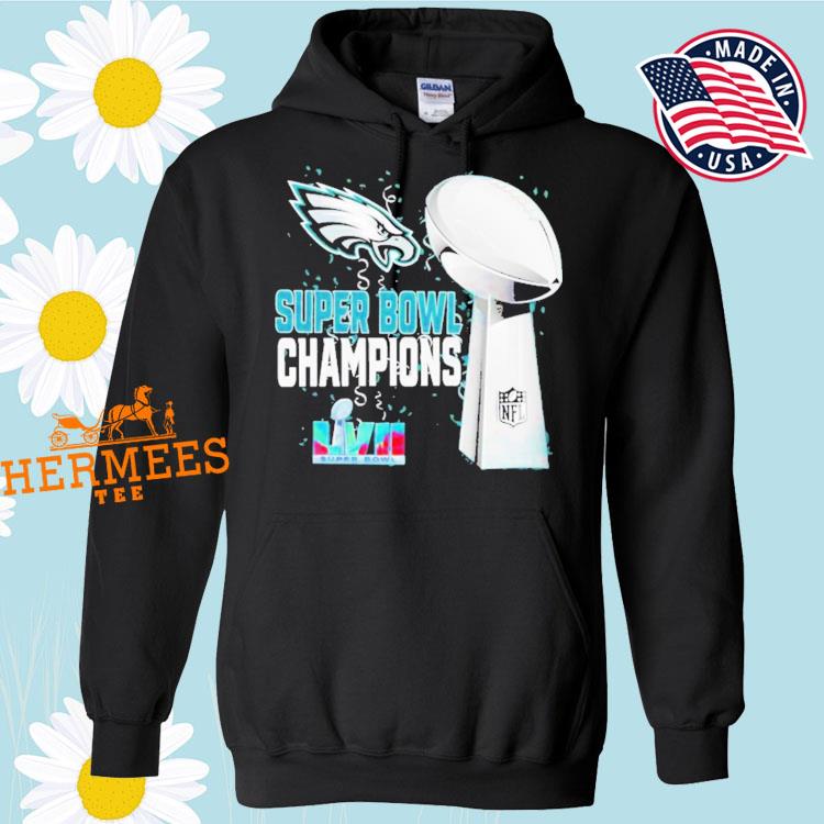 Philadelphia Eagles 2023 super bowl LVII champions with symbol shirt,  hoodie, sweater, long sleeve and tank top