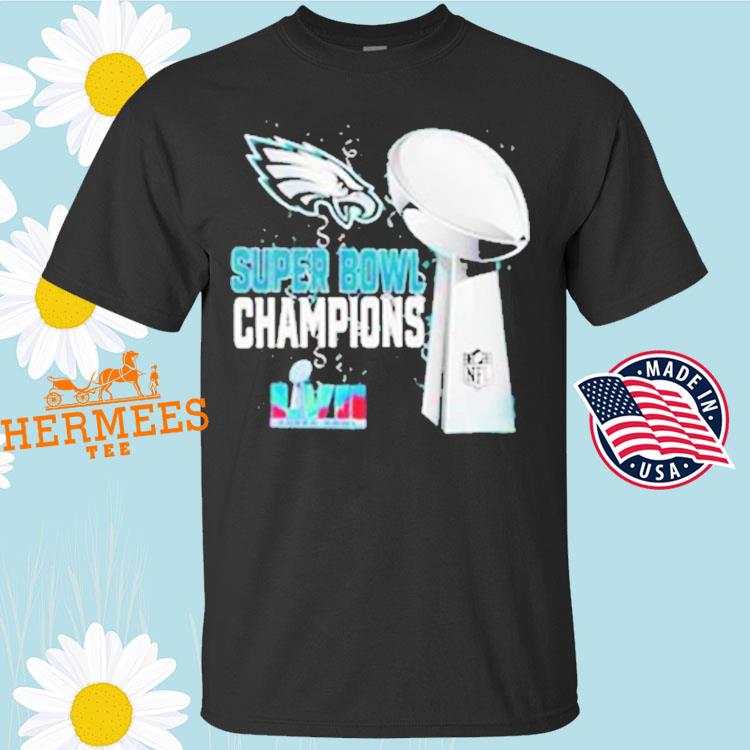 Philadelphia Eagles Super Bowl LVII 2022 2023 Champions T-Shirt - Cruel Ball