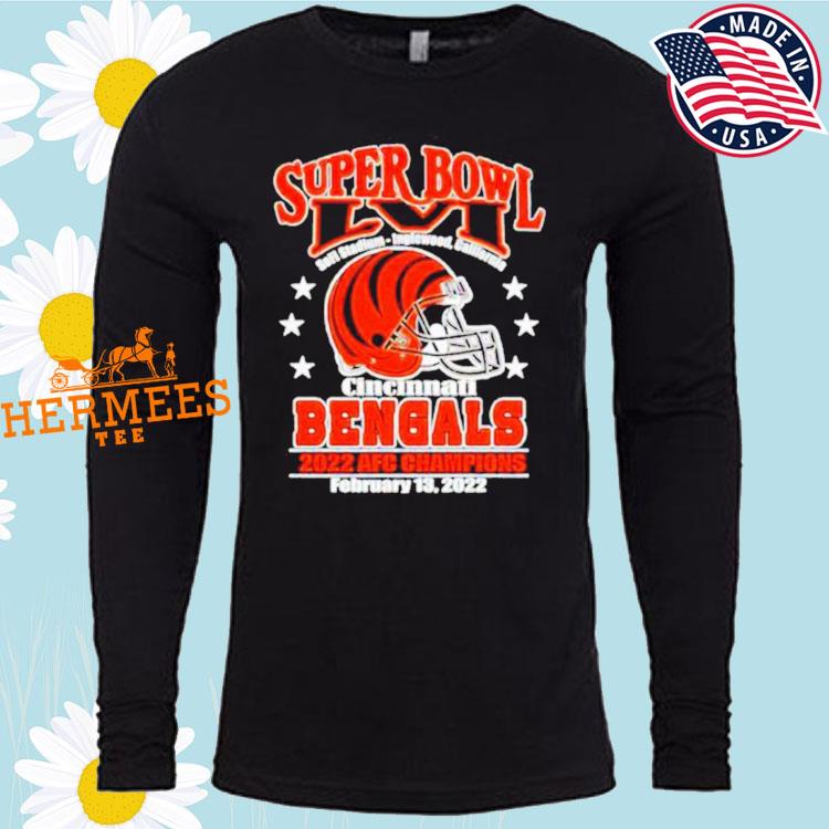 Official Superbowl LVI Cincinnati Bengals 2022 AFC Champions shirt, hoodie,  sweater, long sleeve and tank top