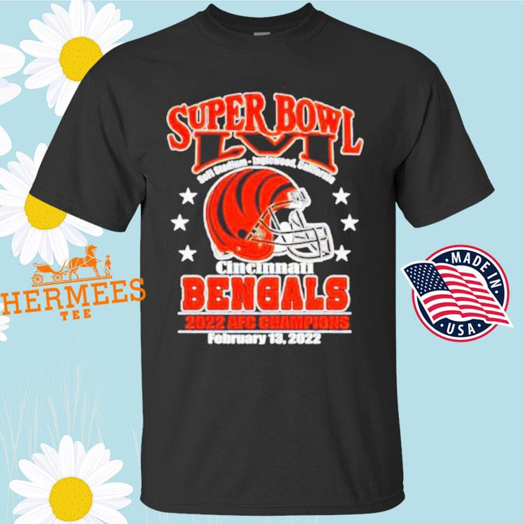 Official Superbowl LVI Cincinnati Bengals 2022 AFC Champions shirt, hoodie,  sweater, long sleeve and tank top