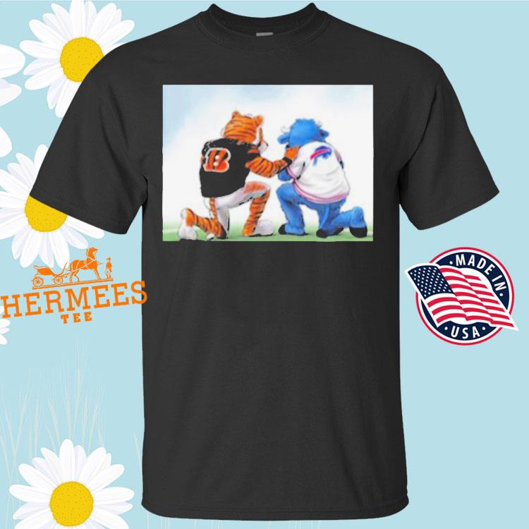 Buffalo Bills and Cincinnati Bengals Pray For Damar Hamlin Shirt -  NVDTeeshirt