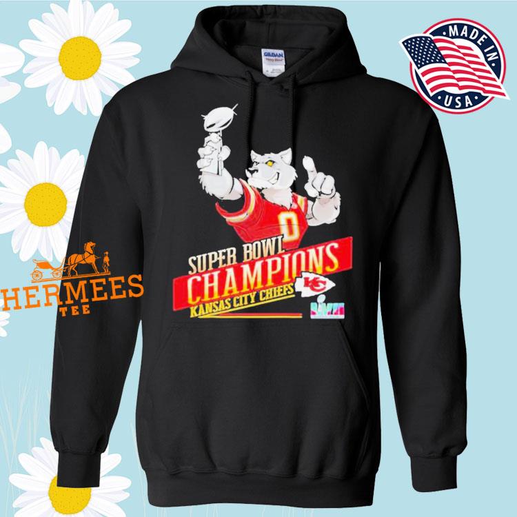 Official k.c wolf super bowl champions Kansas city Chiefs trophy T-shirt,  hoodie, sweater, long sleeve and tank top