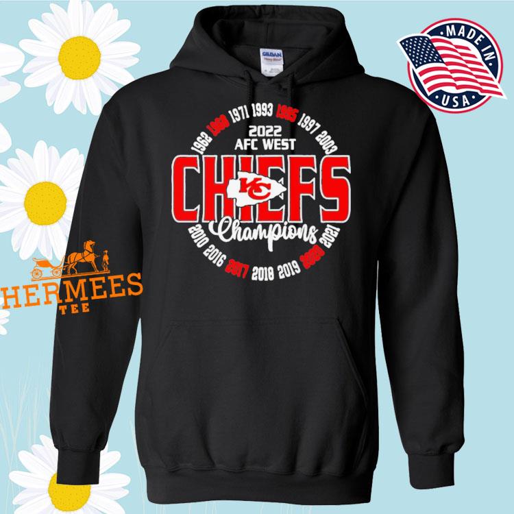 Kansas City Chiefs 2022 AFC West Division Champions NFL shirt, hoodie,  sweater, long sleeve and tank top