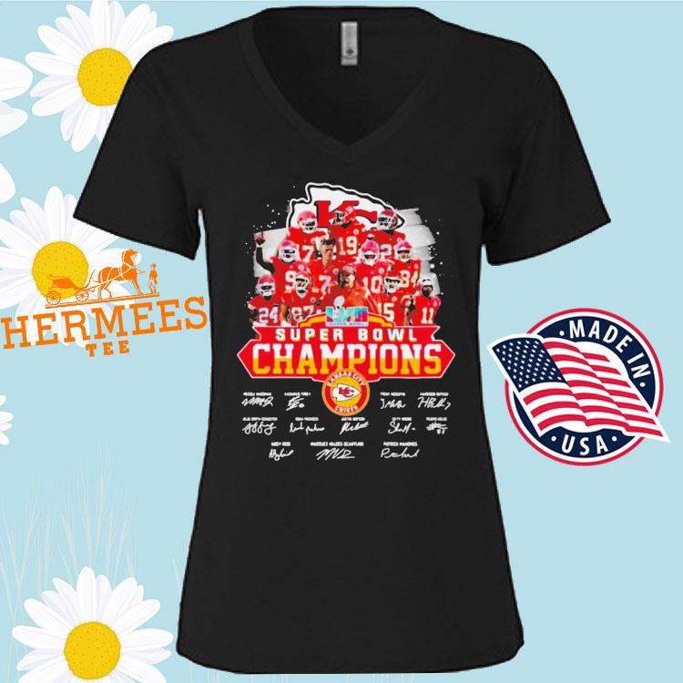 Kansas City Chiefs Super Bowl LviI Champions Logo 2023 T-Shirt - Hersmiles