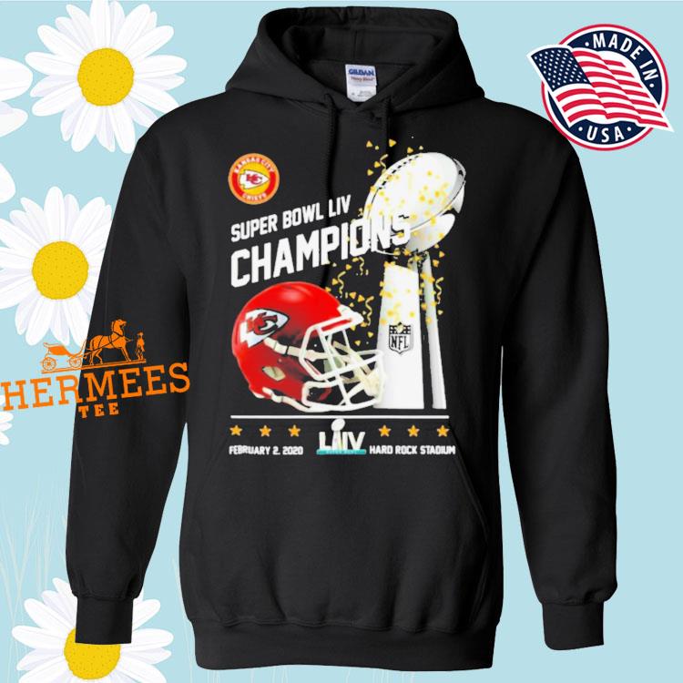 Kansas City Chiefs Super Bowl Liv Champions Hoodie V58 - Tana Elegant