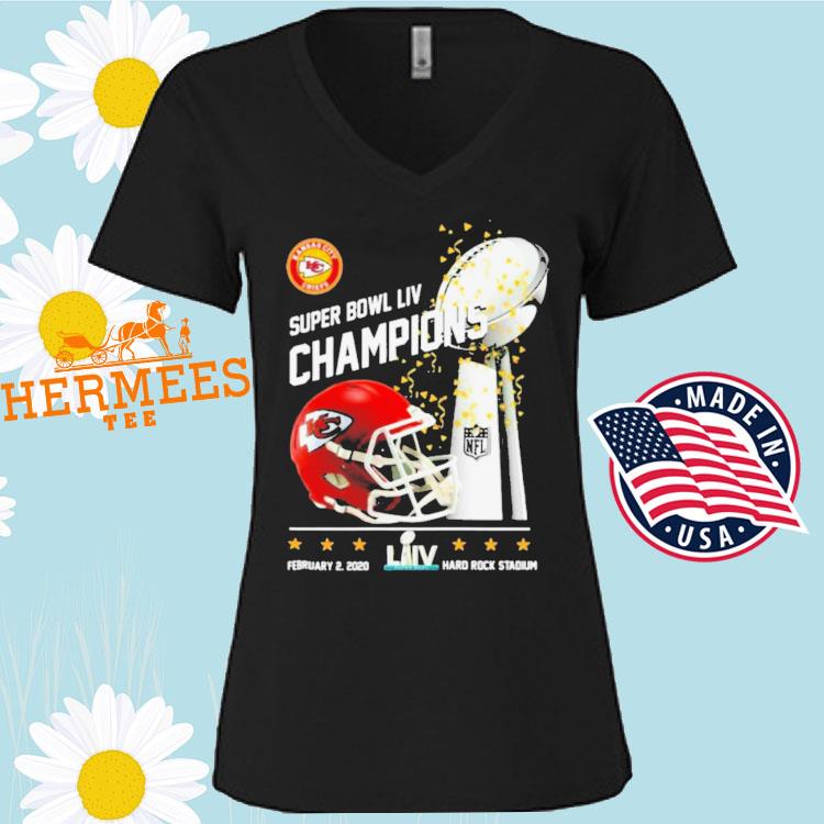 Kansas city Chiefs super bowl liv champions hard rock stadium shirt