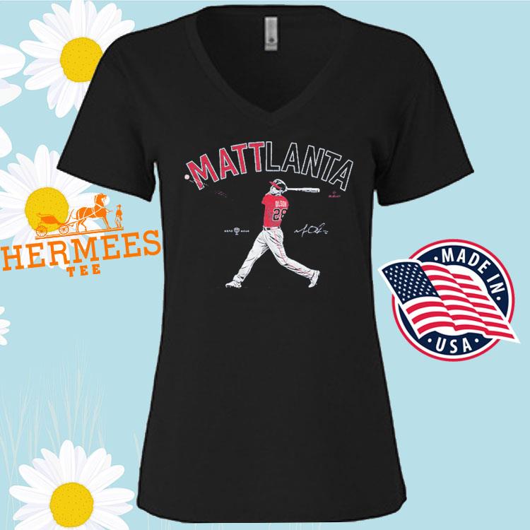 Mattlanta matt olson atlanta baseball T-shirt, hoodie, tank top, sweater  and long sleeve t-shirt