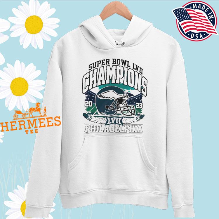 Philadelphia Eagles Champions Super Bowl 2023 Helmet Unisex Shirt - T-shirts  Low Price