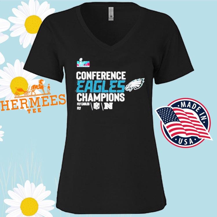 Official philadelphia eagles conference eagles champions fly eagles fly NFL  2023 T-shirt, hoodie, sweater, long sleeve and tank top