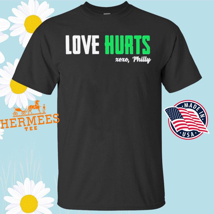 Philladelphia Eagles love Hurts shirt, hoodie, sweater, long