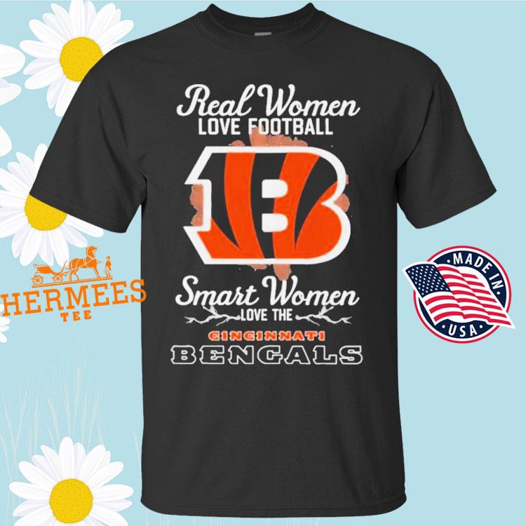 Real women love football smart women love the Cincinnati Bengals 2023 shirt,  hoodie, sweater, long sleeve and tank top