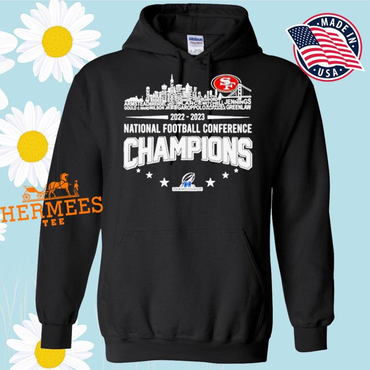 San Francisco 49ers Team Football 2022 Nfc West Champions Signatures Mug,  hoodie, sweater, long sleeve and tank top