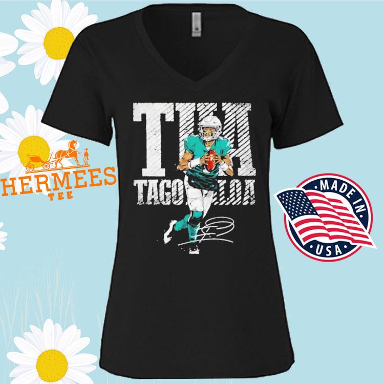 Official signature design miamI dolphins tua tagovailoa T-shirt, hoodie,  tank top, sweater and long sleeve t-shirt