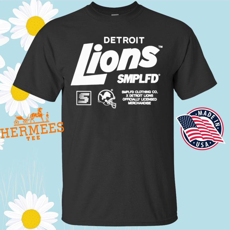 Shop Detroit Lions SMPLFD 2023 T-Shirt Clothing