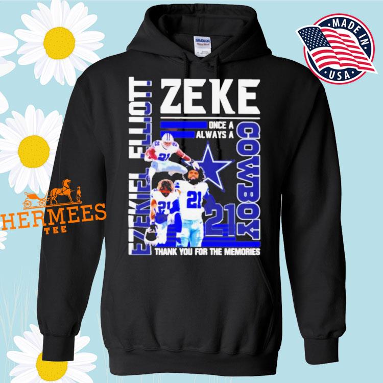 Ezekiel Elliott Zeke Cowboy thank you for the memories shirt