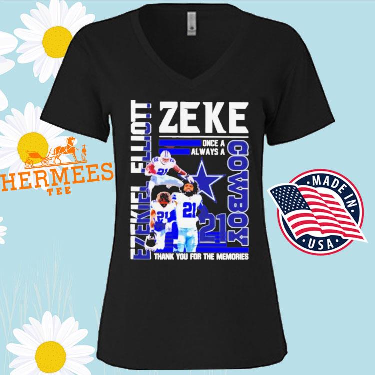 Women's Ezekiel Elliott Jersey Print Scrub Top