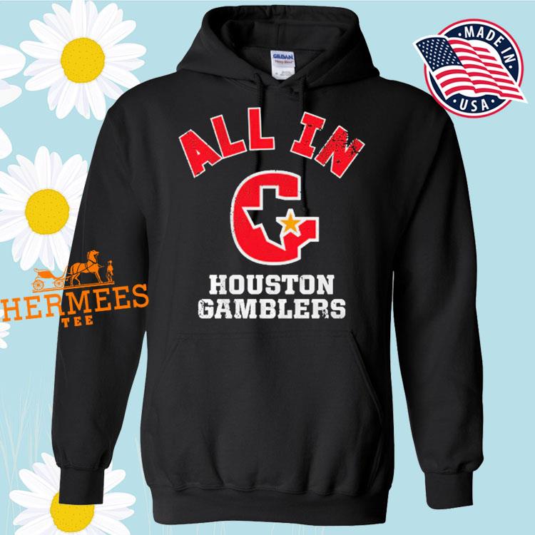 Official the houston gamblers shirt, hoodie, sweater, long sleeve and tank  top