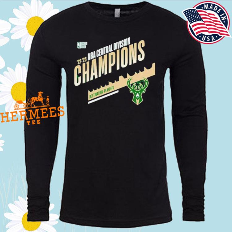 Milwaukee Bucks 2023 Central Division Champions Locker Room T-shirt -  Shibtee Clothing