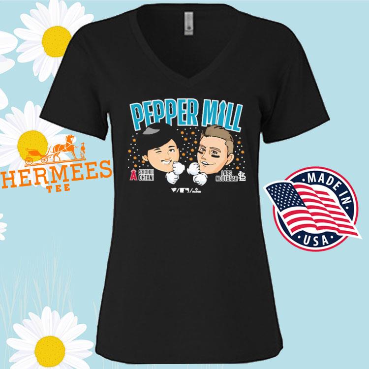 Pepper Mill Shohei Ohtani vs Lars Nootbaar shirt, hoodie, sweater and  v-neck t-shirt