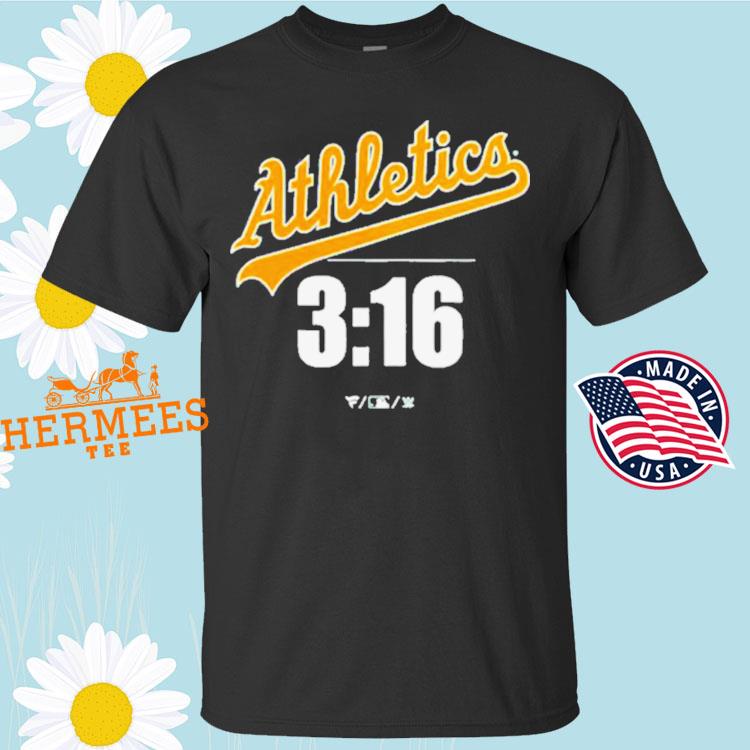 Stone Cold Steve Austin Oakland Athletics Fanatics Branded 3:16 T-shirt -  Shibtee Clothing