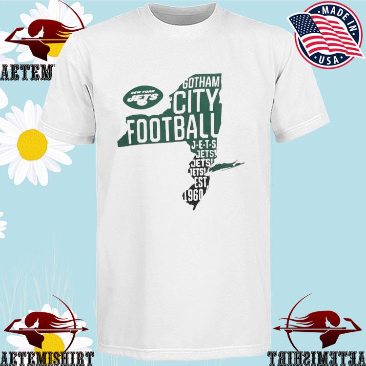 New York Jets Vintage Gotham City Football Shirt - T-shirts Low Price