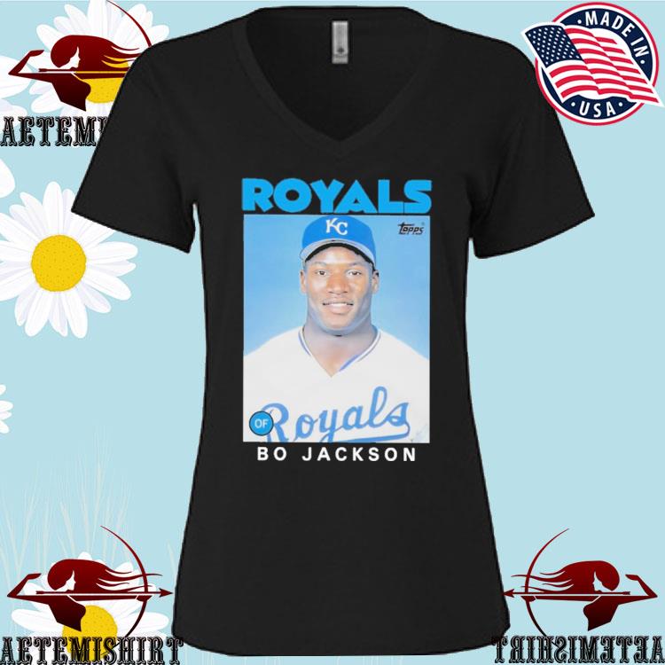 Best bo Jackson of Kansas City Royals 1986 Topps Baseball shirt - Limotees