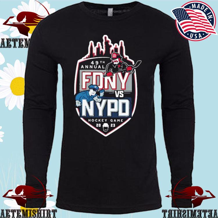 49th Annual FDNY vs NYPD hockey game 2023 shirt