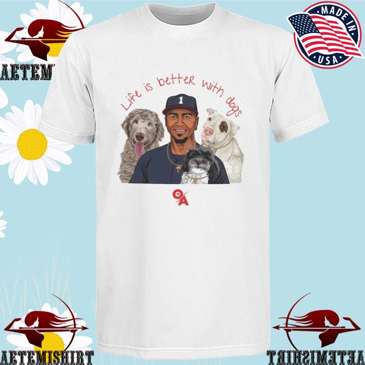 Youth Life is Better with Dogs Ozzie Albies Shirt