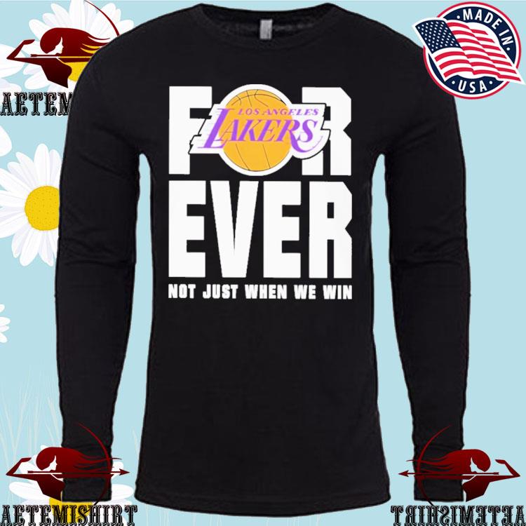 Official Los Angeles Lakers Long-Sleeved Shirts, Long Sleeve T-Shirts