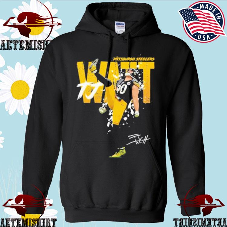 Pittsburgh Steelers T.J. Watt 90 Say Watt logo 2022 T-shirt, hoodie,  sweater, long sleeve and tank top